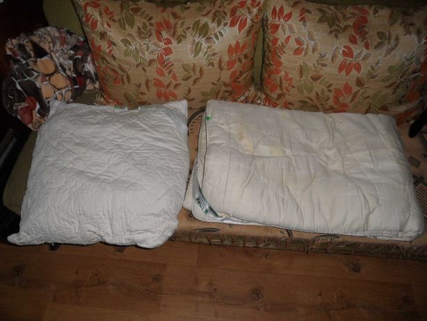 Комплект одеяло + подушка, Германия, после химчистки.