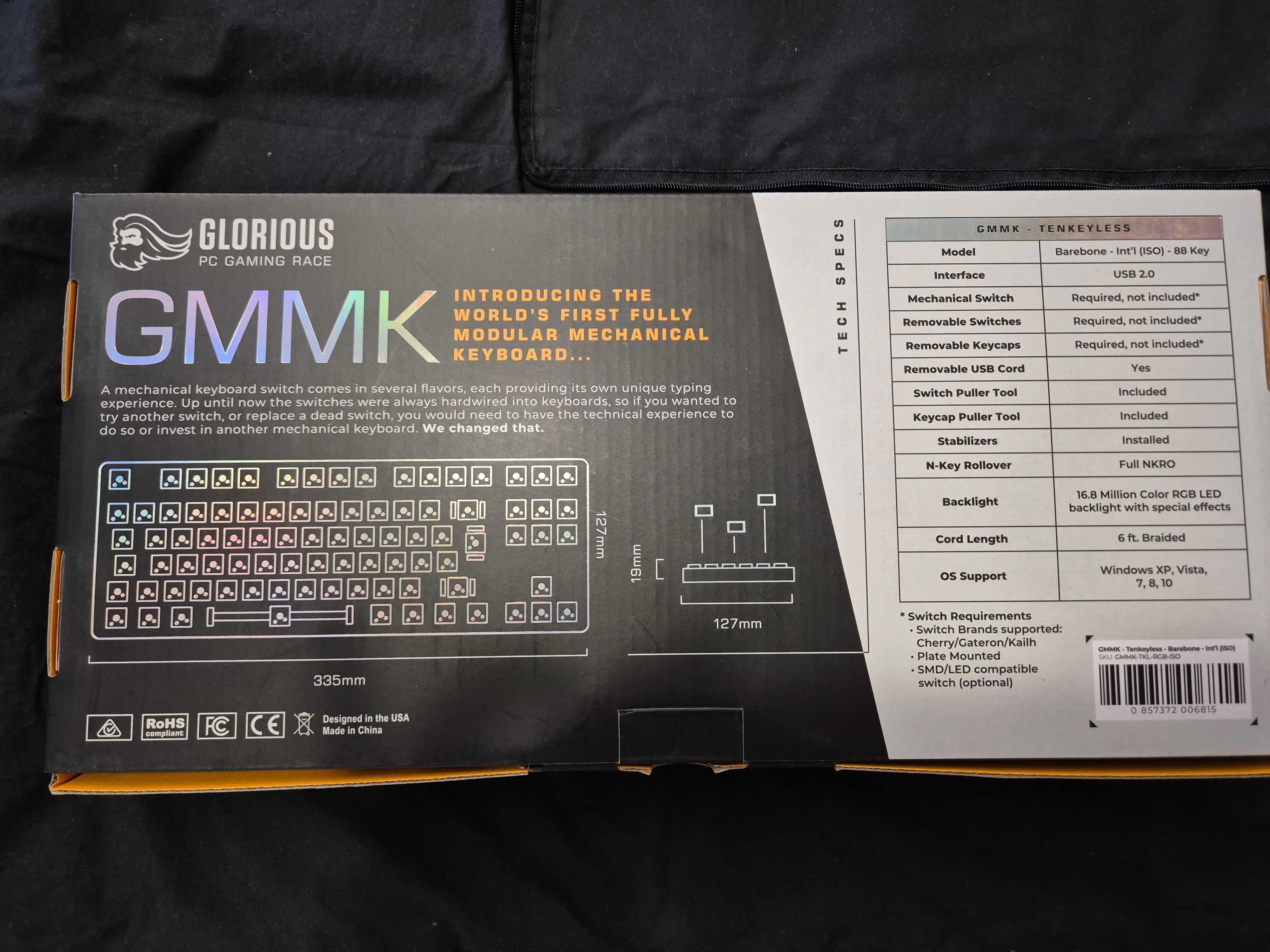 Teclado Barebone GMMK TKL RGB-Size RGB (ISO)