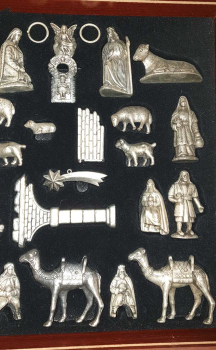 Presépio com banho de Prata