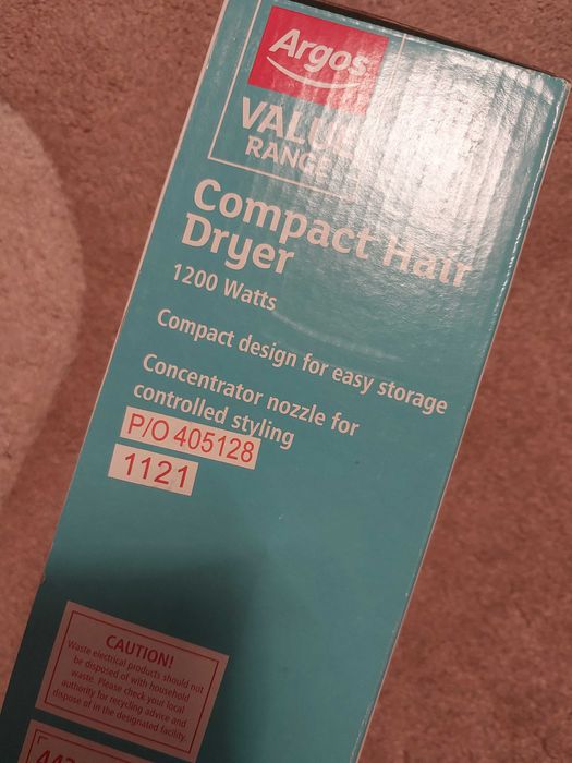 Suszarka 1200 W nowa