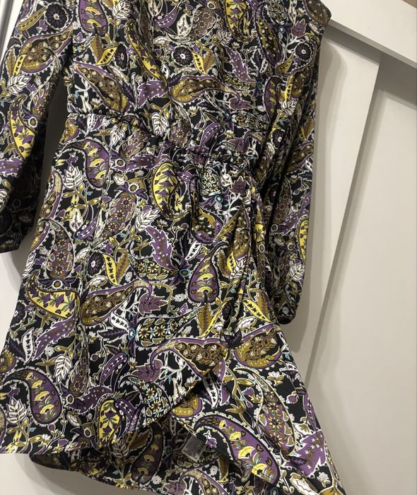 Krotka sukienka , wielokolorowa , kwiaty roz 38/M Zara