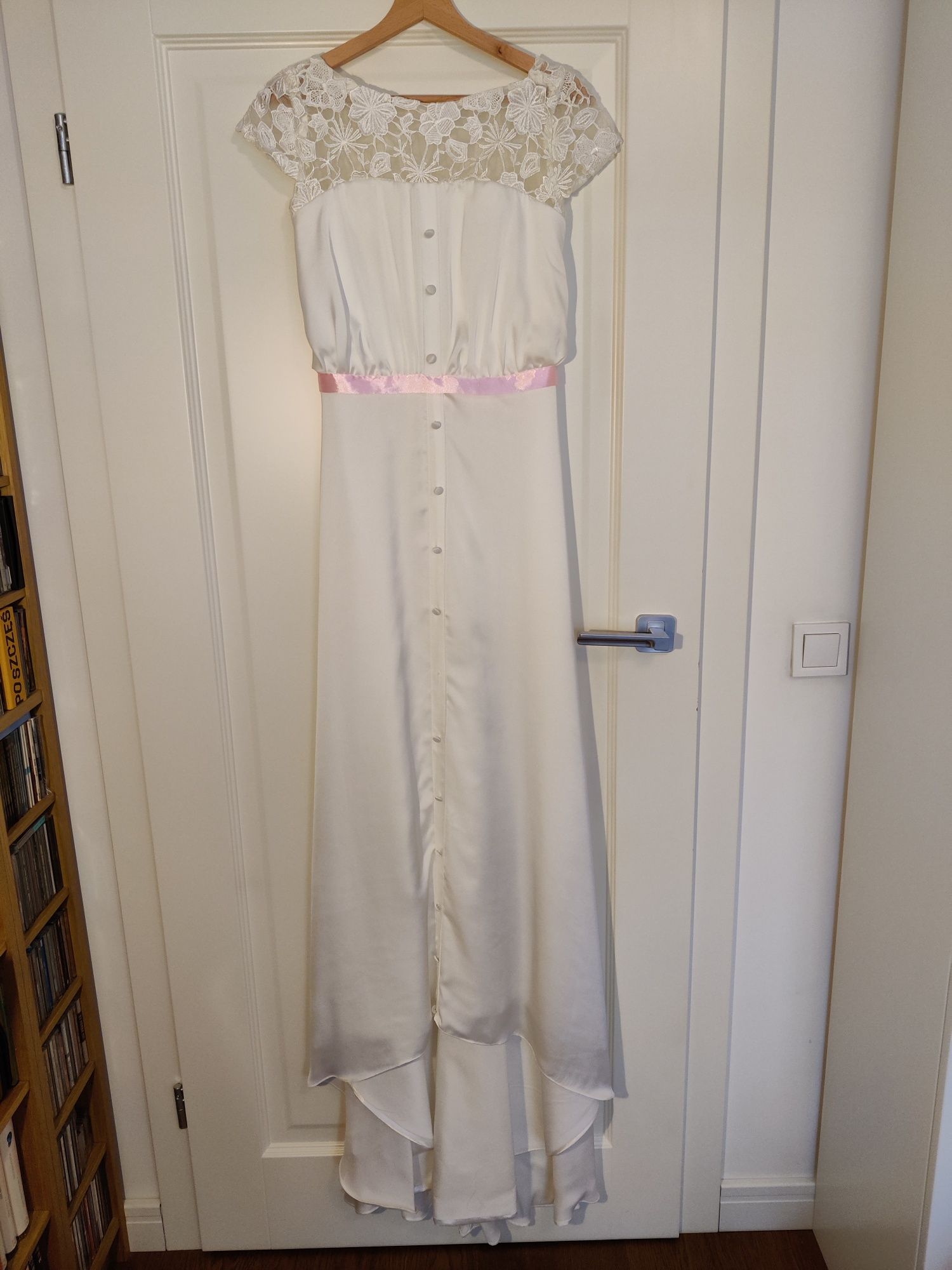 Suknia ślubna Boho, wzrost 160, rozmiar 34(XS)