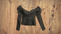 Czarna bluzka goth XS