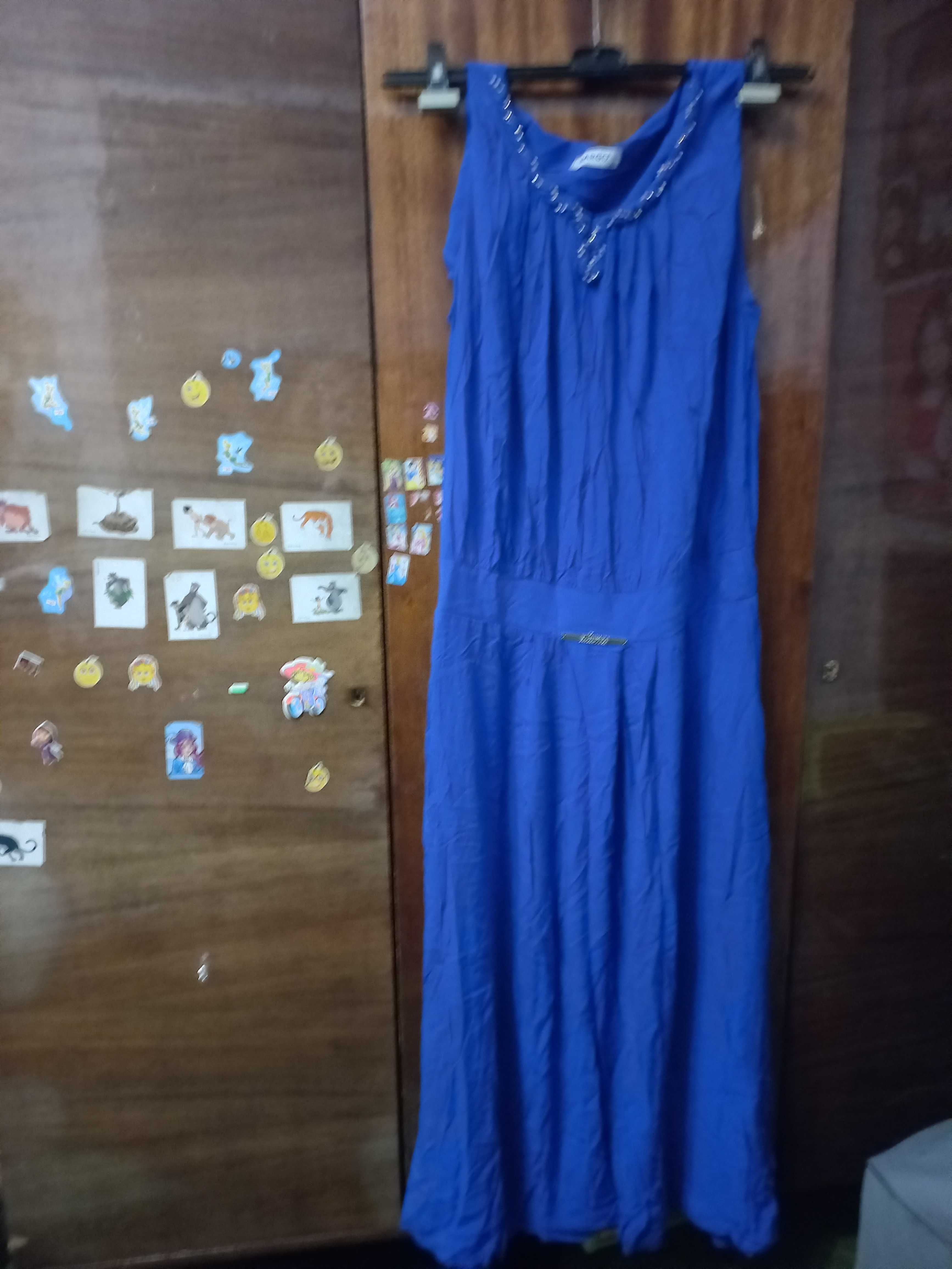 Синя сукня 42 розміру б/у