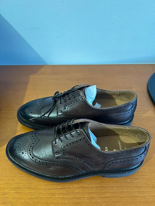 Sapatos novos castanhos Ralph Lauren