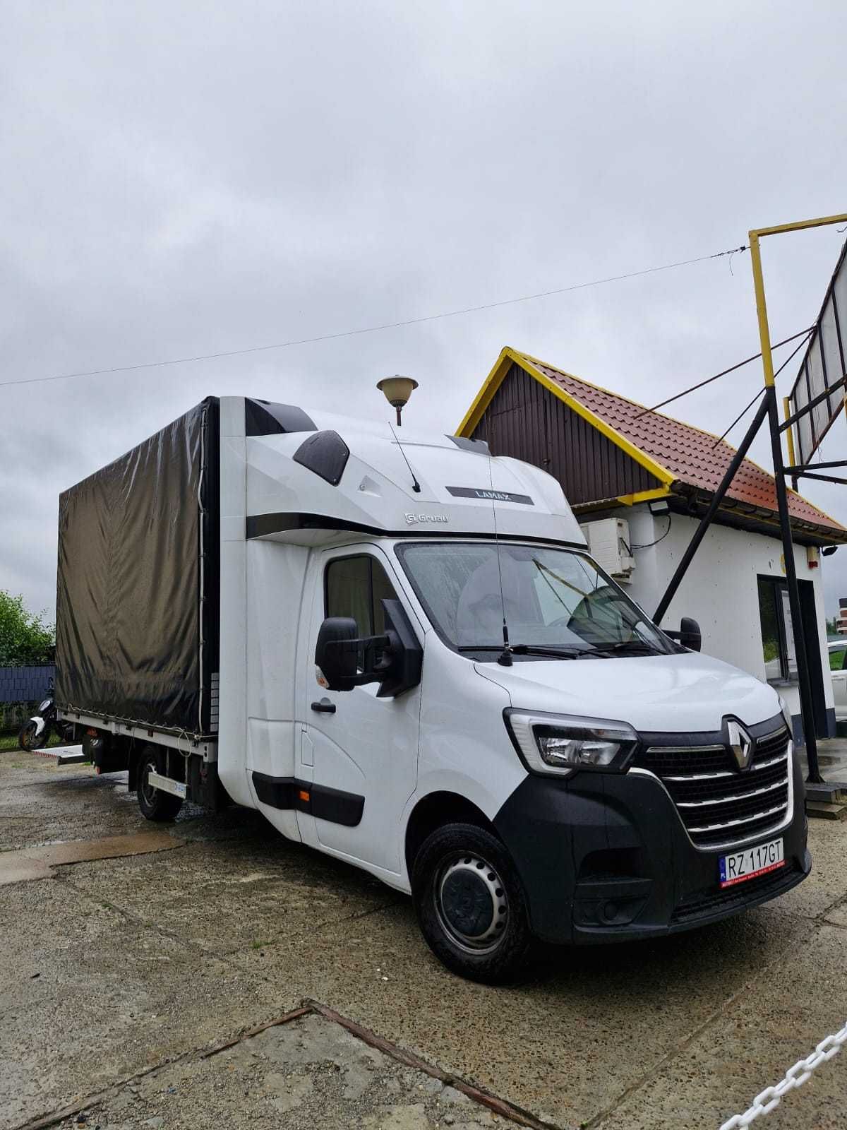 Renault Master wynajem auta dostawcze bus Plandeka 10 ep + winda