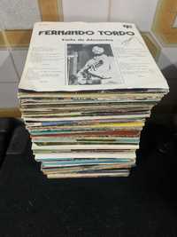 Discos de vinil lote 100 singles 7