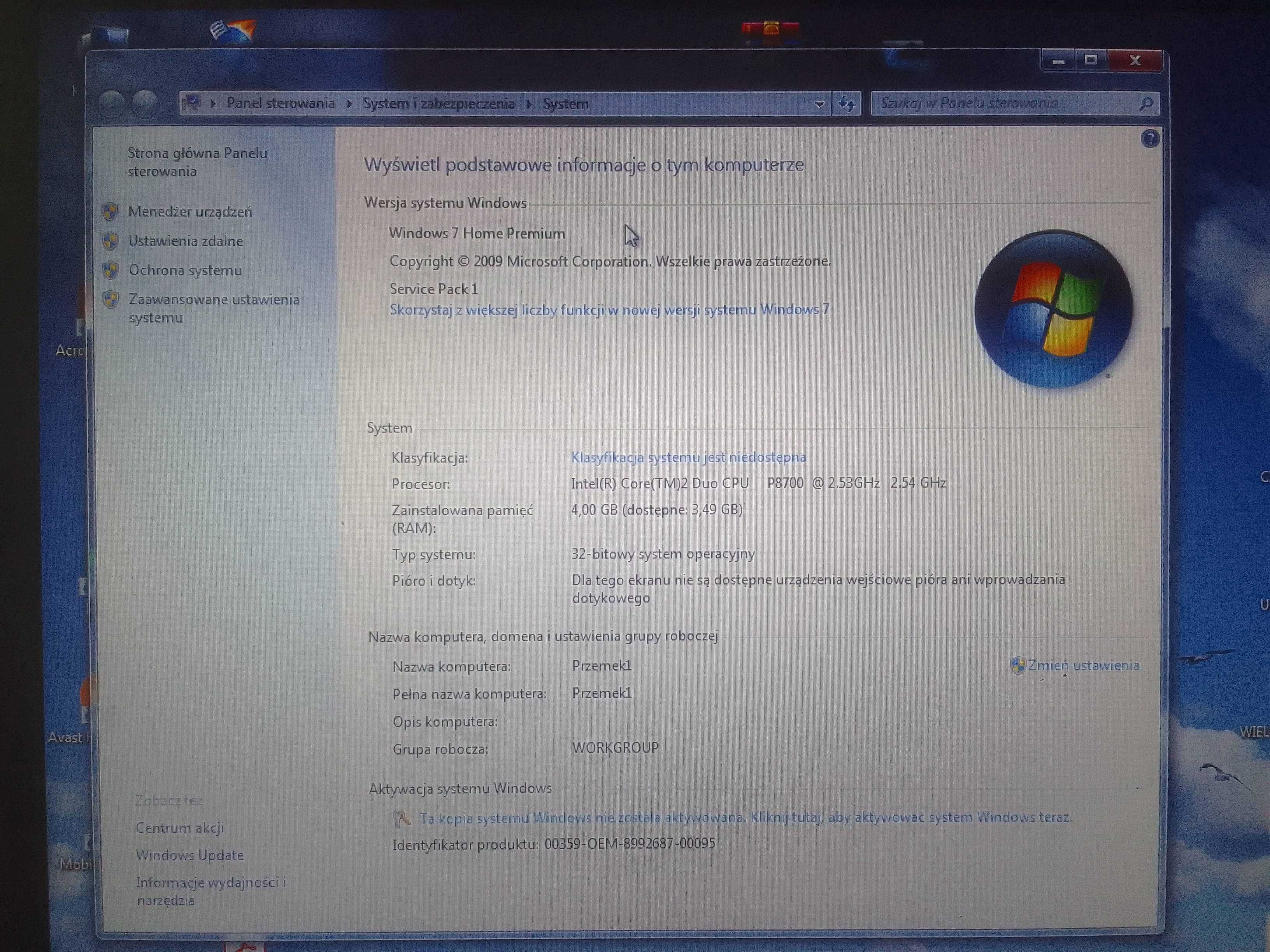 Laptop dell e 6500