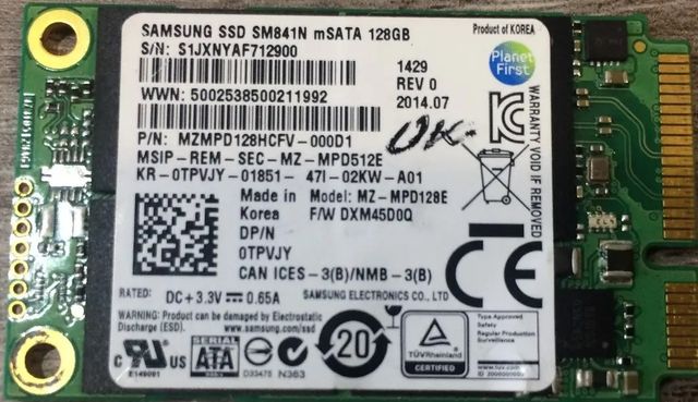 SSD mSATA 128gb ссд накопитель