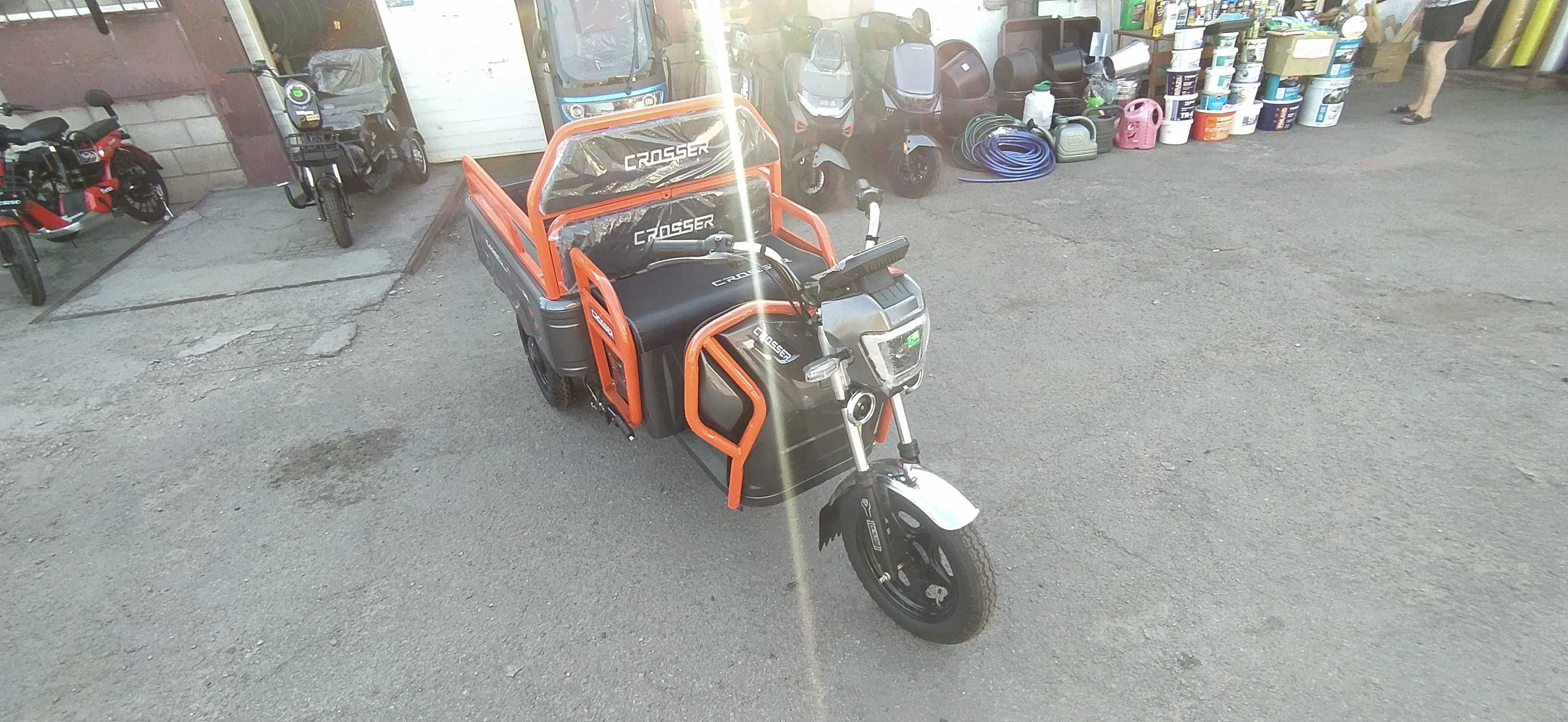 Грузовой Электротрайк Crosser Cargo12