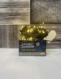 Lampki swiateczne 100led  bialy cieply choinka christmas