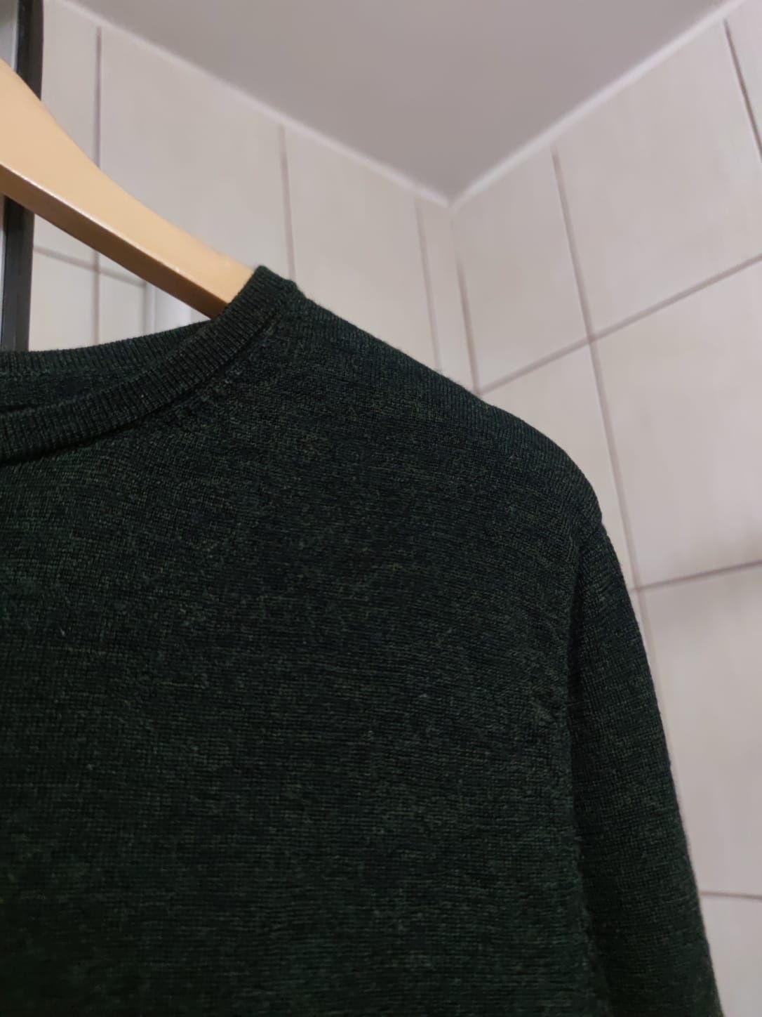 Sweter klasyczny L Selected home merino merynos wełniany wool wełna sw