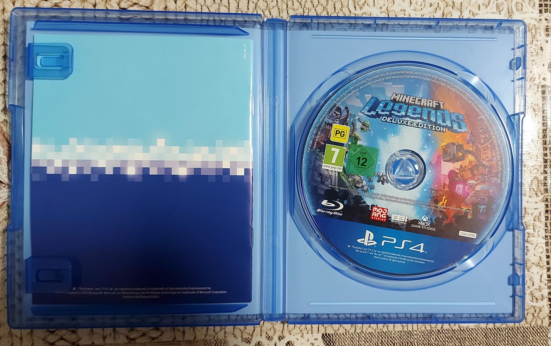 Игровой диск Minecraft на PS4
