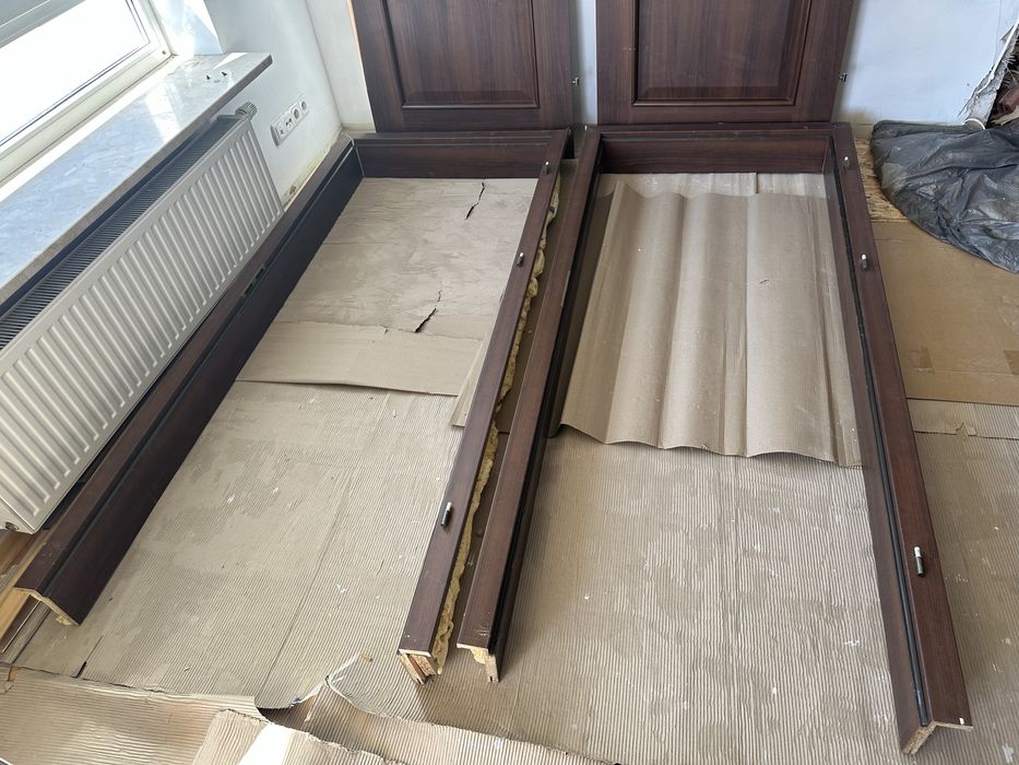 Dzrwi wewnetrzne 80 cm wraz z oscieżnicami, stan bardzo dobry+