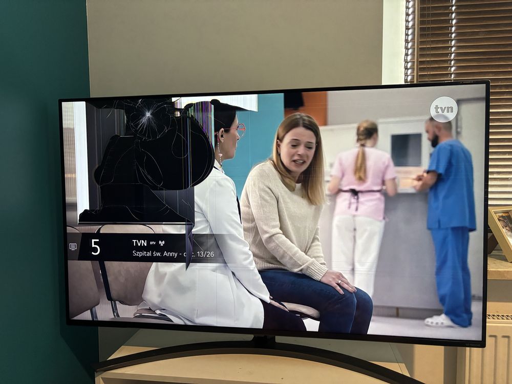 Telewizor LG 49NANO86 NanoCell 49 cali - uszkodzona matryca