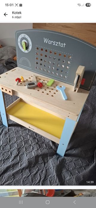 Zabawka warsztat stan bardzo dobry