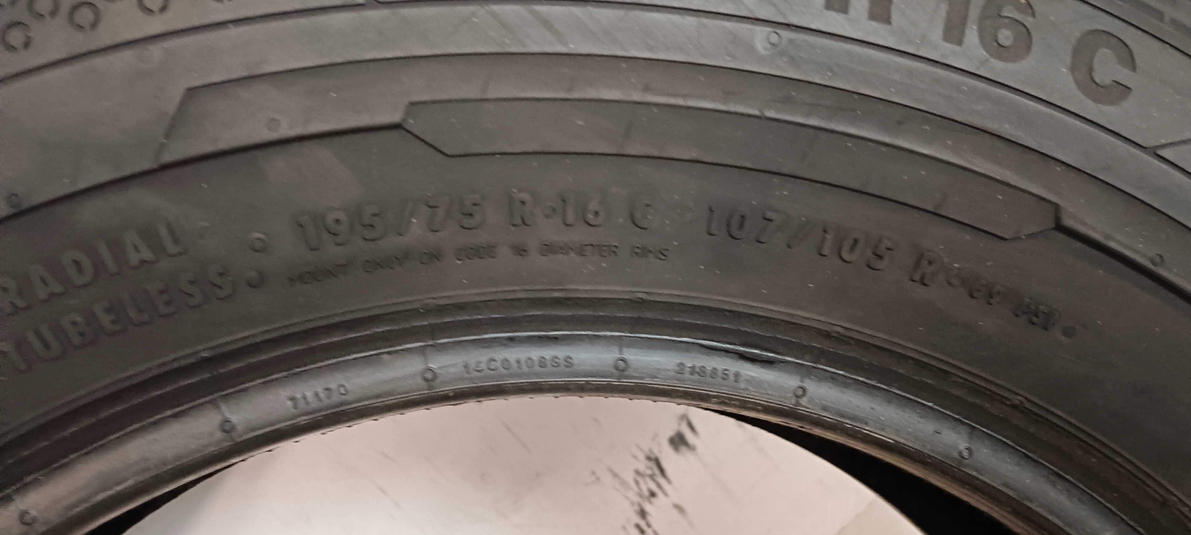 Szt2491M Sztuka 195/75R16C Continental CVC100 dot.4721