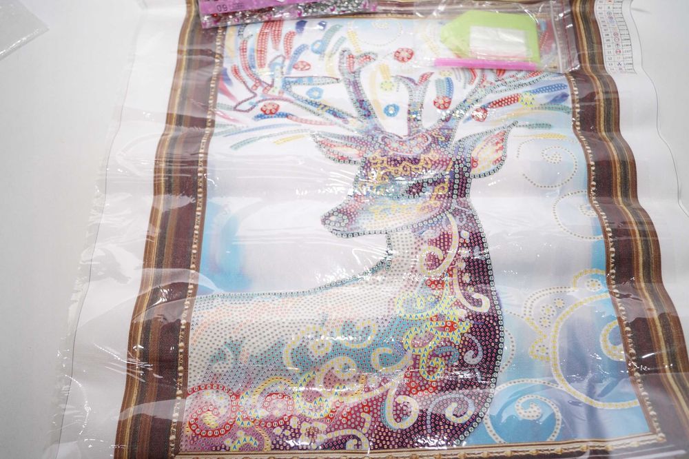 Haft diamentowy jeleń DA-4005 mozaika diamentowa DIY zestaw do haftu