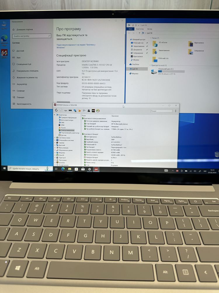 Microsoft Surface Laptop 3 15" i5/16/256