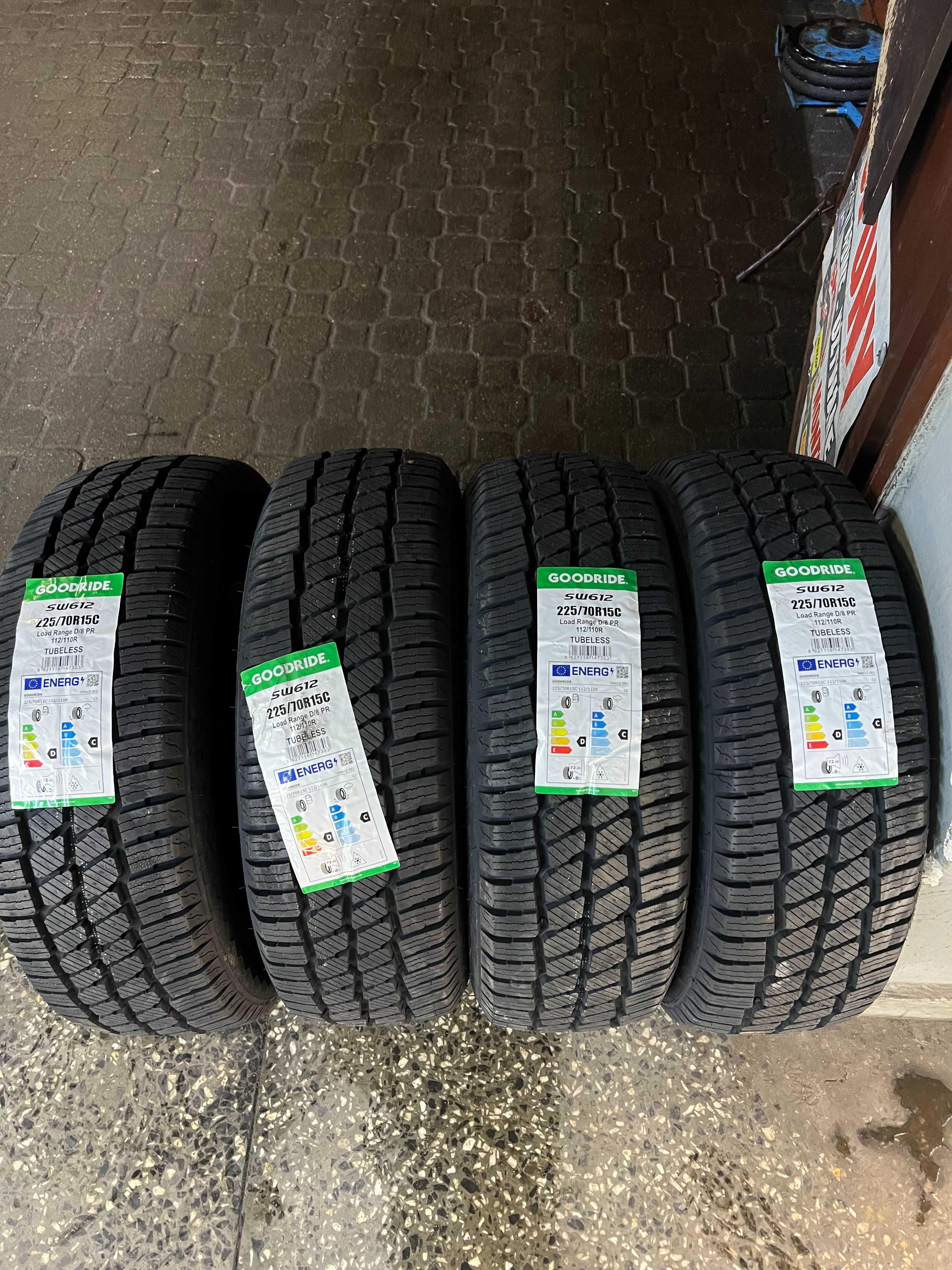 225/70r15c goodride nowe opony zimowe 2023r montaz w cenie bus