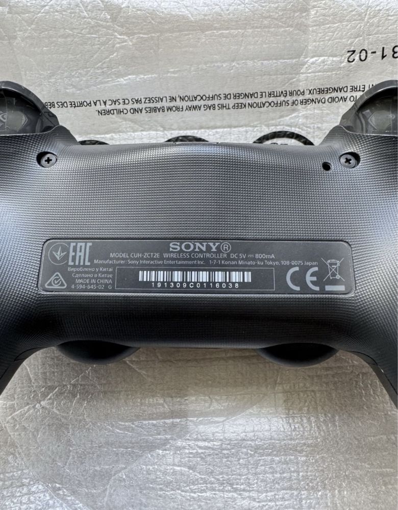 Nowy Oryginalny Pad Czarny Black Dualshock v2 Playstation 4 Ps4 Ps5