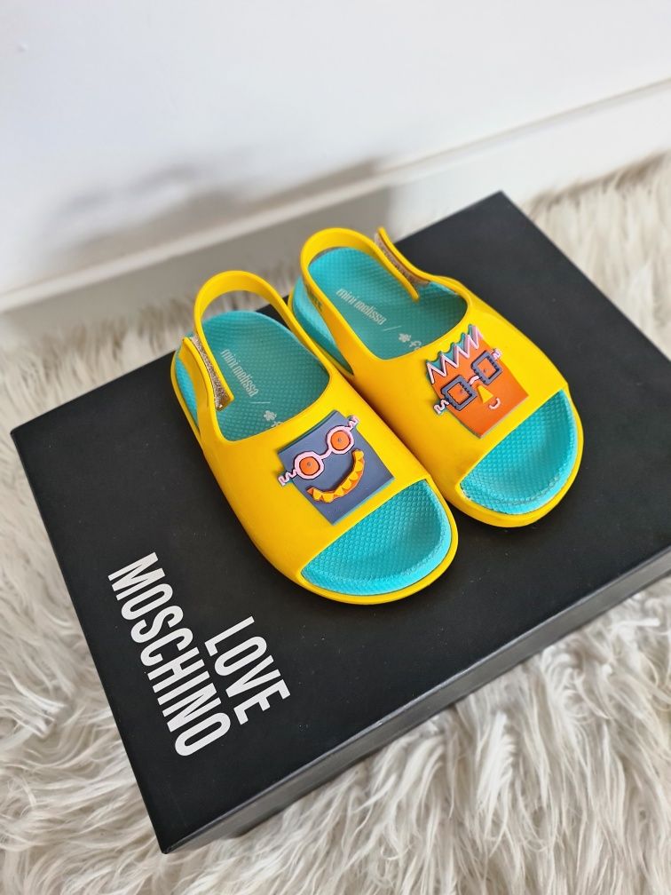 Mini Melissa Cloud Slide 25 26 16cm sandały klapki dziecięce meliski