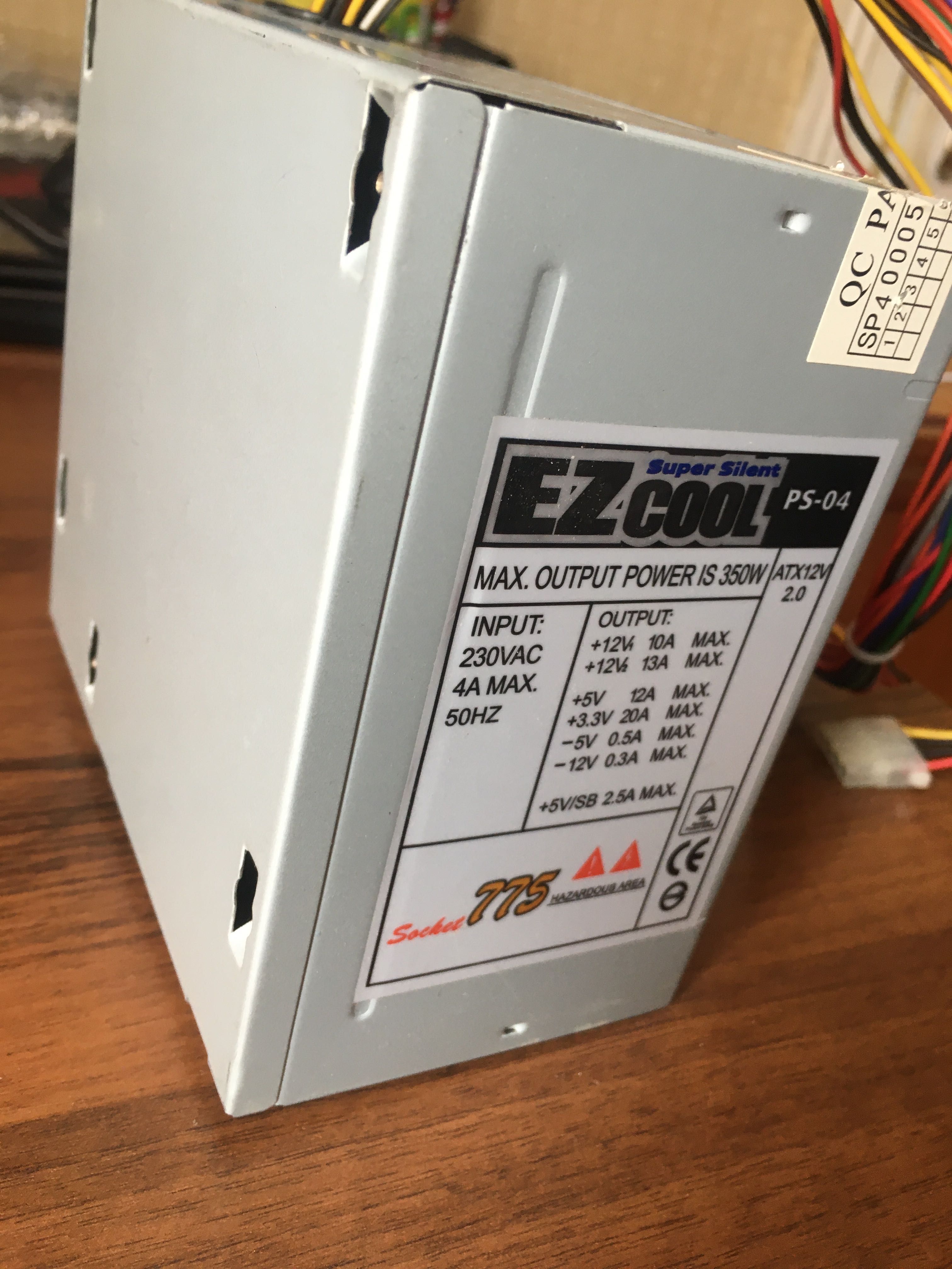 Блок живлення 350W EZcool PS-04 Socket 775