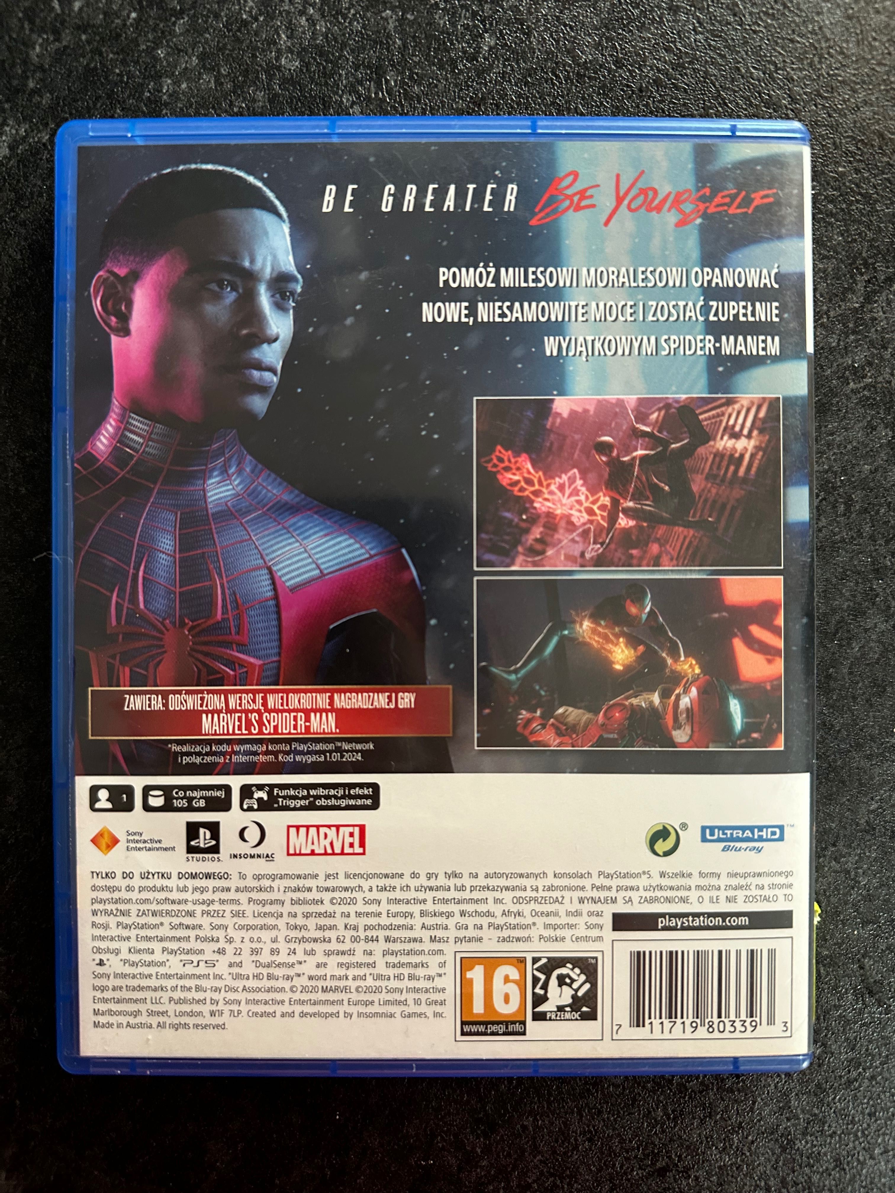 Gra do PS5(PS4) Spider-man, Injustice