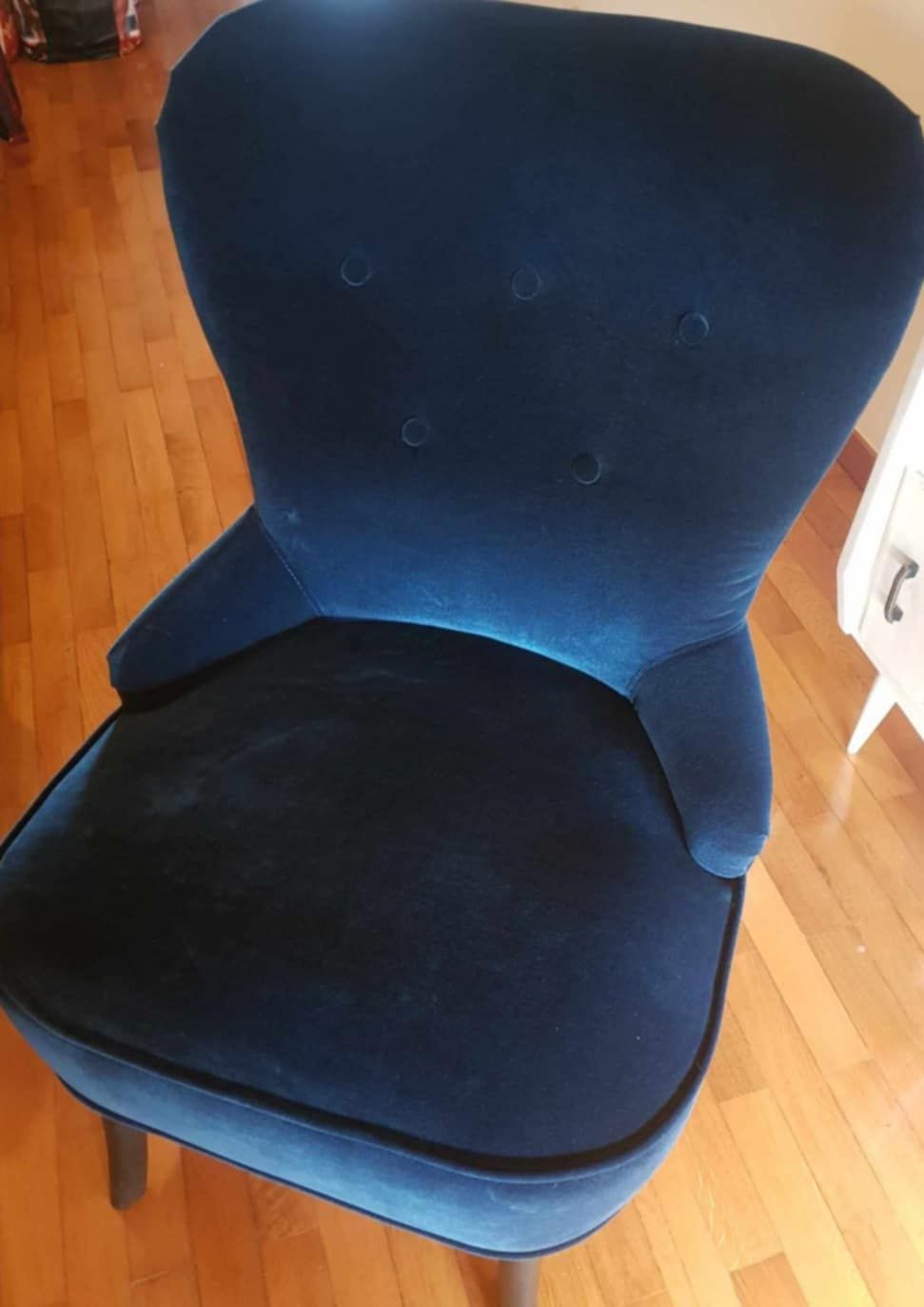 Poltrona de cor azul