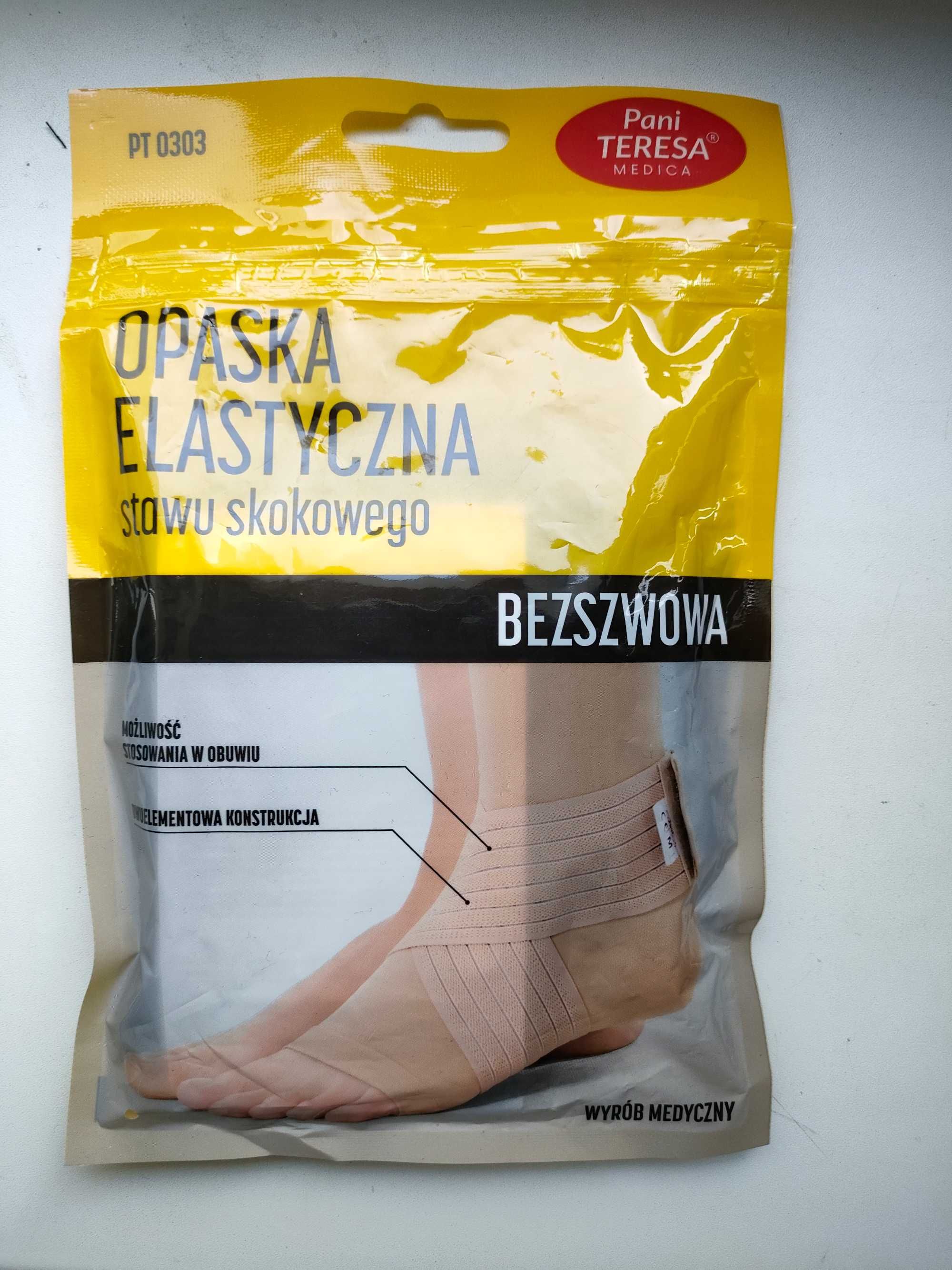 Opaska elastyczna stawu skokowego S Nowa