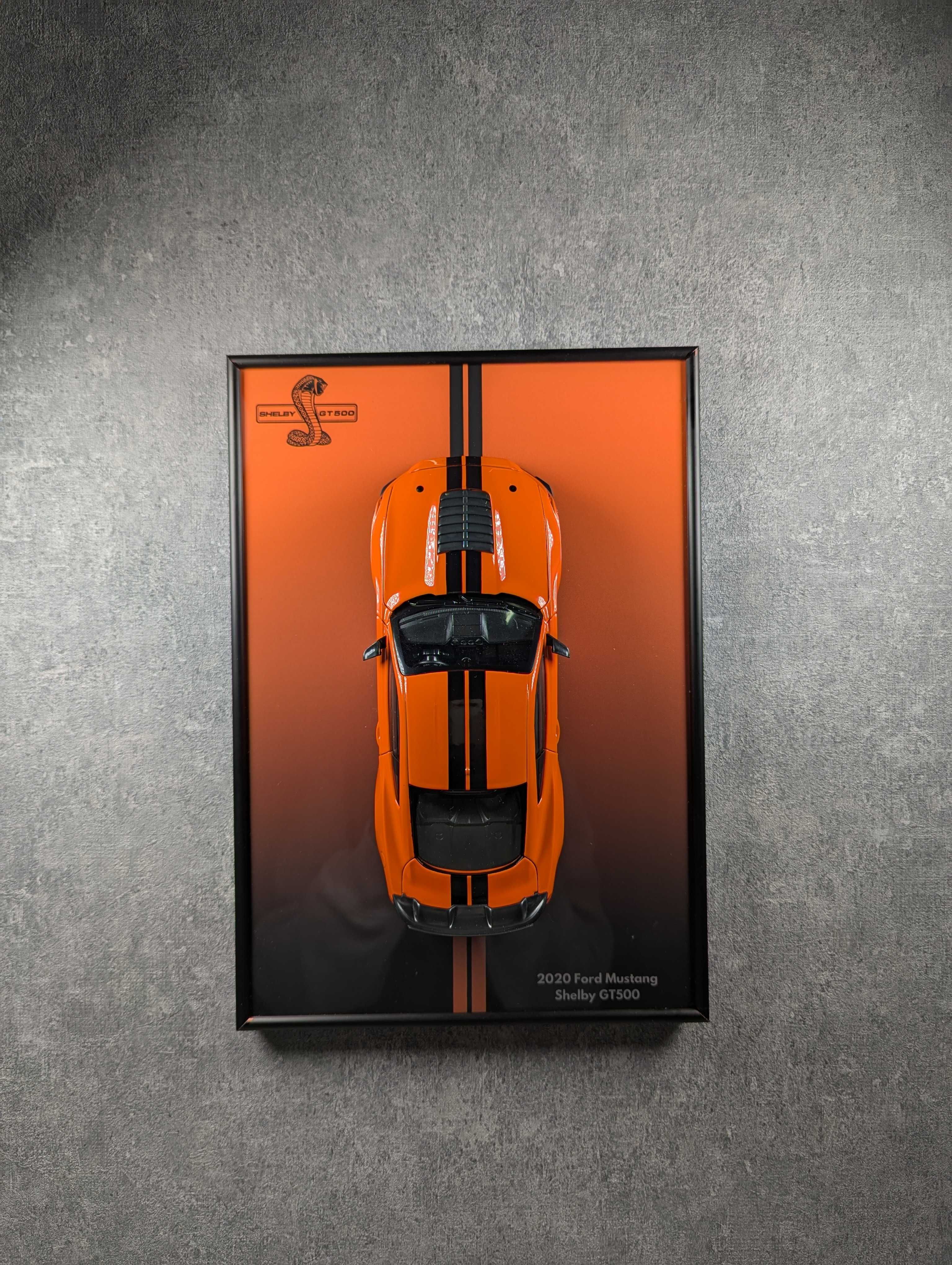Машинка Maisto З АРТ Рамкою (A4) 1:24 / Ford Mustang Shelby GT500 2020