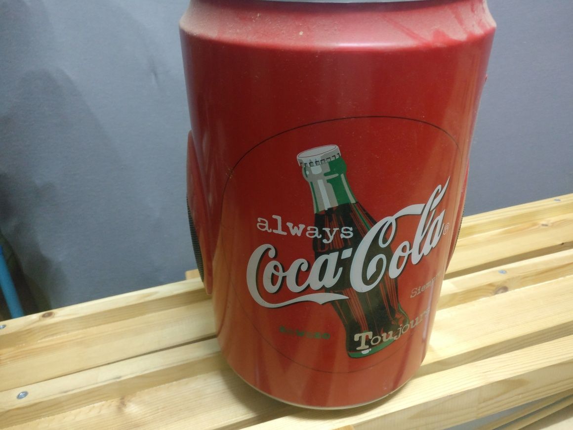 Lata rádio Coca-Cola coleção