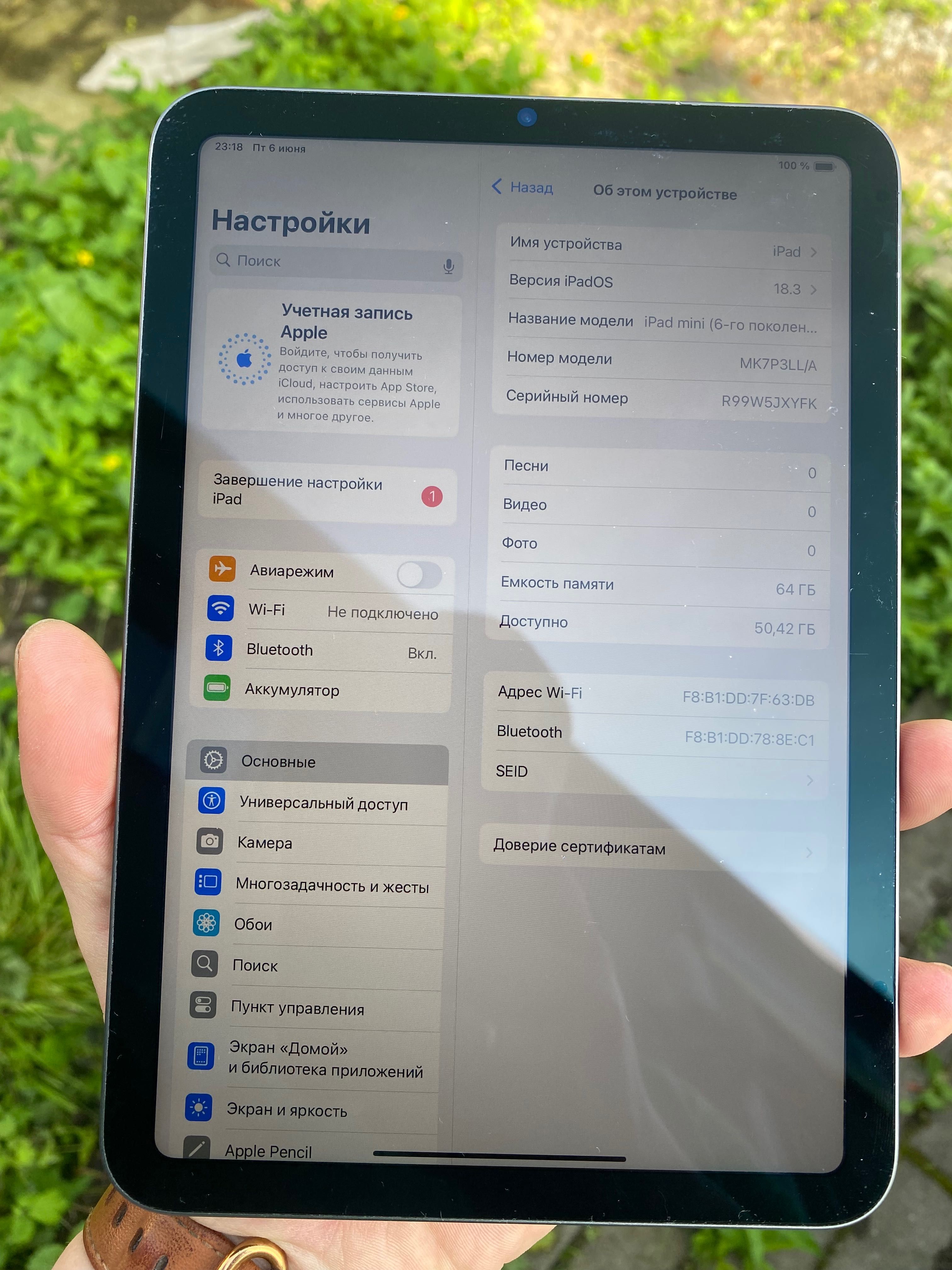 Apple iPad М1 MINI 6 AIR 5 Айпад 10 SIM+LTE 100%