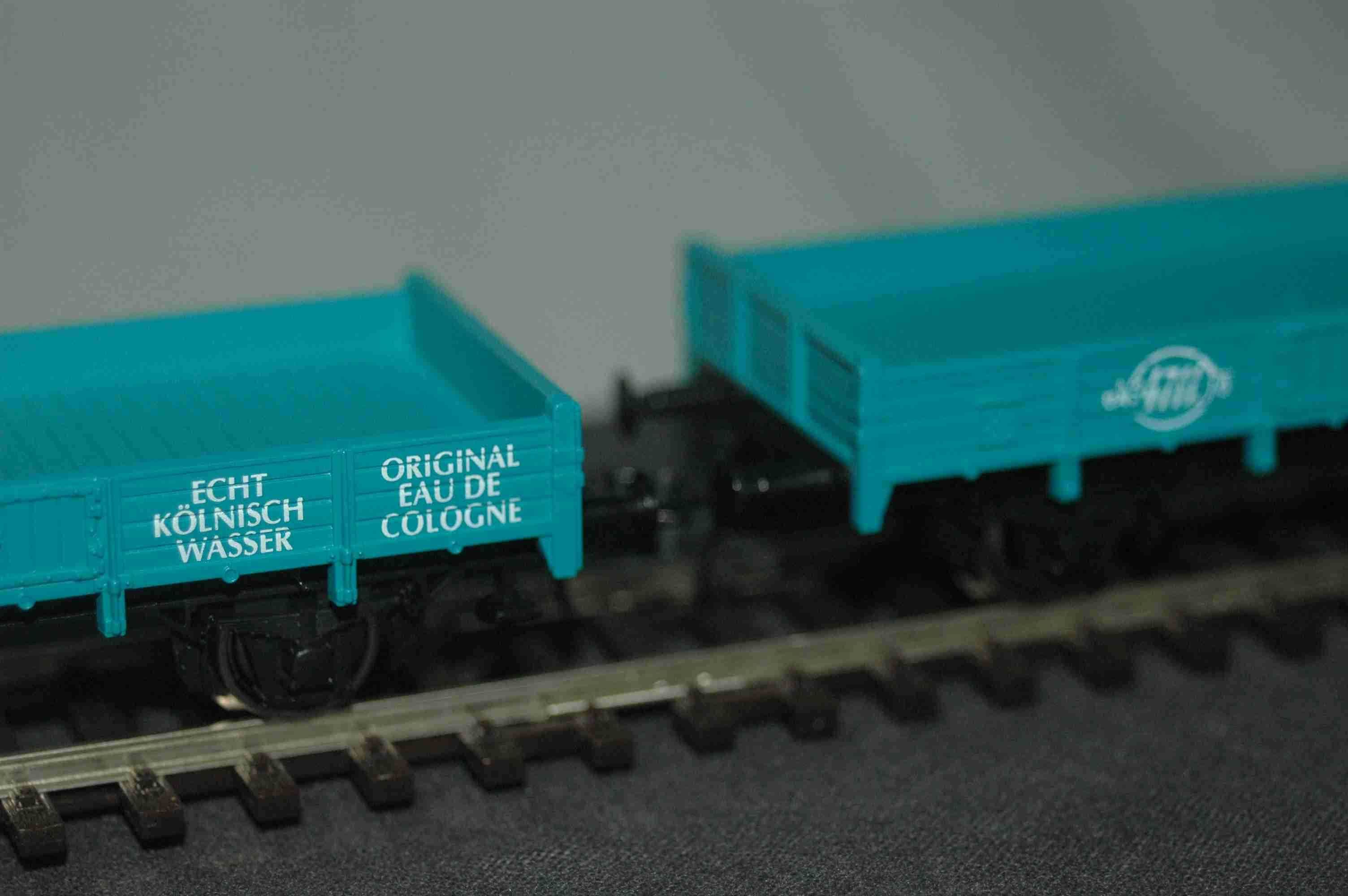 Set 3 vagões gôndola (Água de colónia) ROCO HO