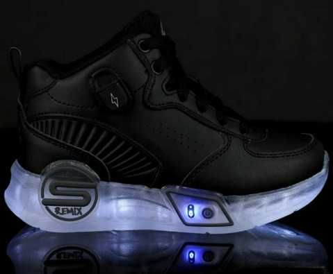 Świecące buty dziecięce Skechers Remix