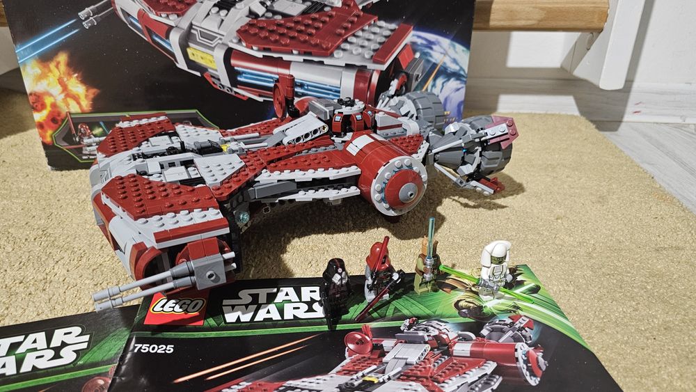 Zestaw Lego Star Wars 75025 Jedi Defender-class Cruiser komplet