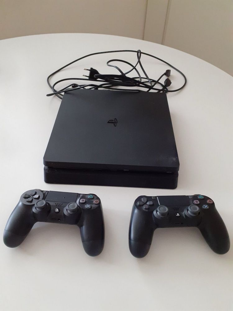 PS4 Slim 1tb Playstation 4 +БАГАТО ІГОР та 2 геймпада