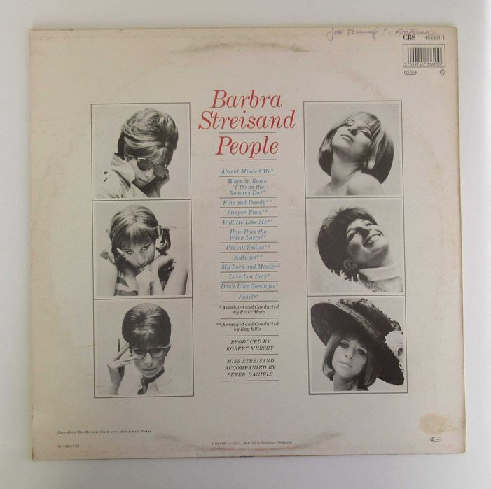 BARBRA STREISAND - People (LP De Edição Holandesa)
