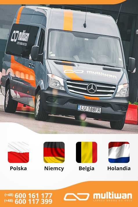BUSY do Holandii i Niemiec Przewóz OSÓB PACZEK transport Belgia