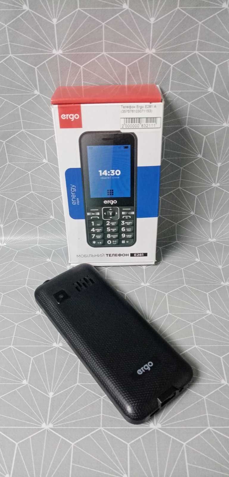 Мобільний телефон ERGO E281 Dual Sim Black