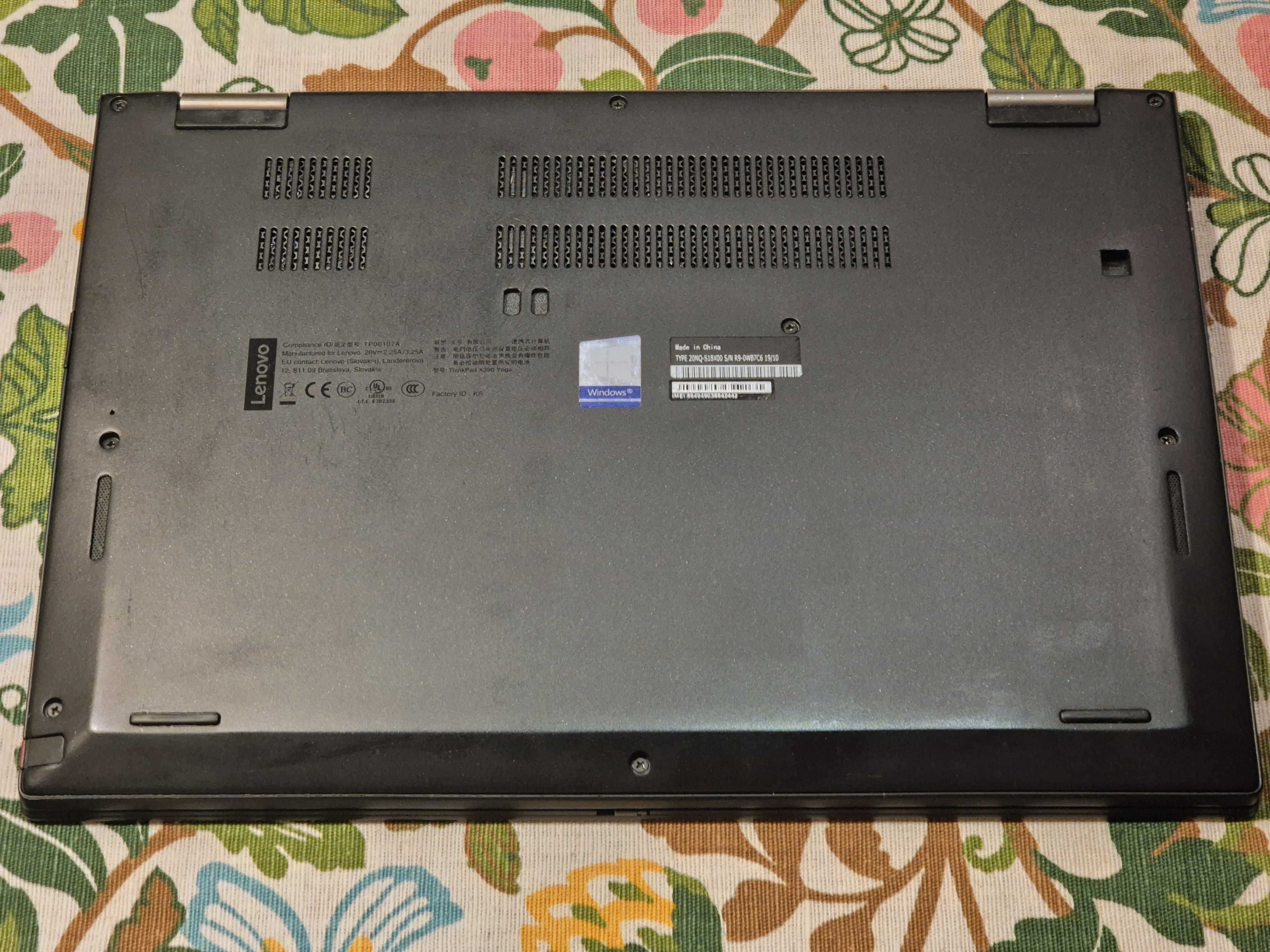 Laptop Lenovo ThinkPad X390 Yoga 2w1 - i5-8365U/8GB/256GB/Win11Pro
