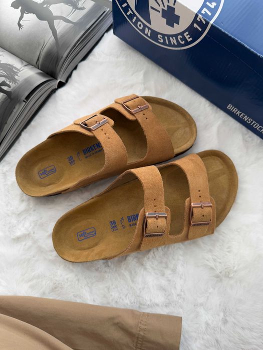 Капці Birkenstock Arizona Chestnut premium клоги