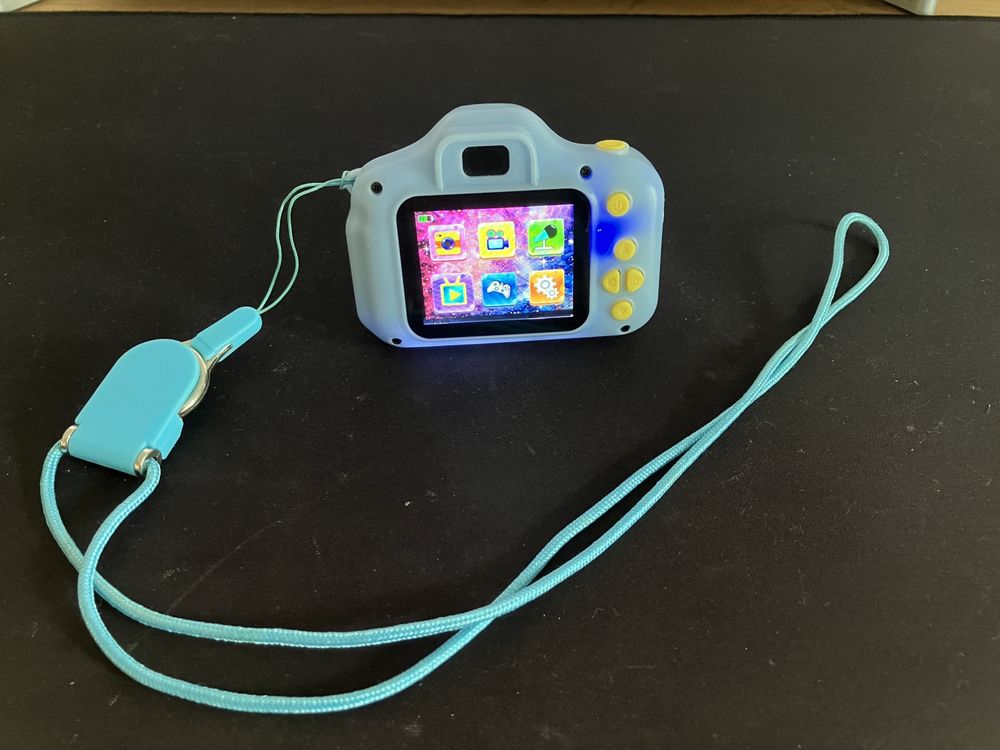 Máquina fotográfica infantil para criança