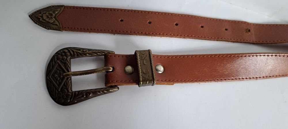 Stary pasek kowbojski skóra