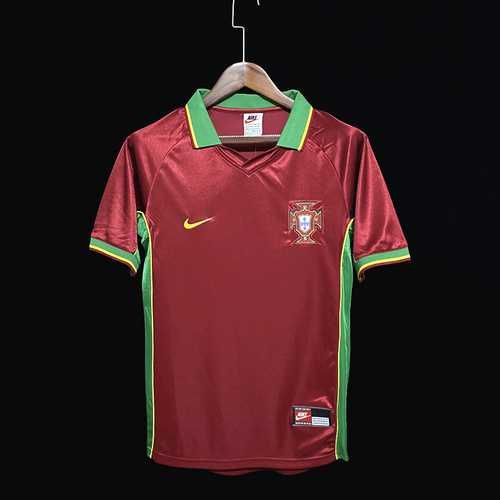 Camisola da Seleção Portuguesa Retrô 1998 a 2018.