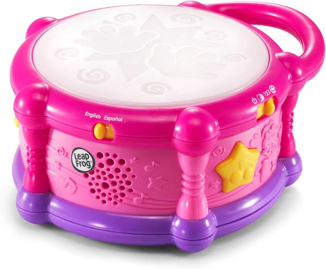 LeapFrog Learn Groove Color Play Drum Bilingual, Pink. Рожевий барабан