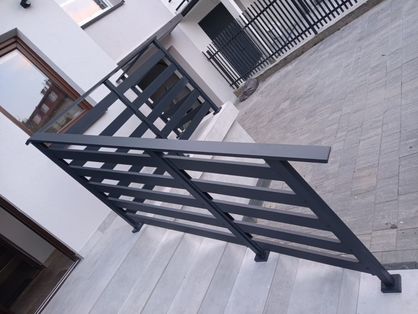 Balustrada balkonowa balustrady aluminiowe Barierki stali nierdzewnej