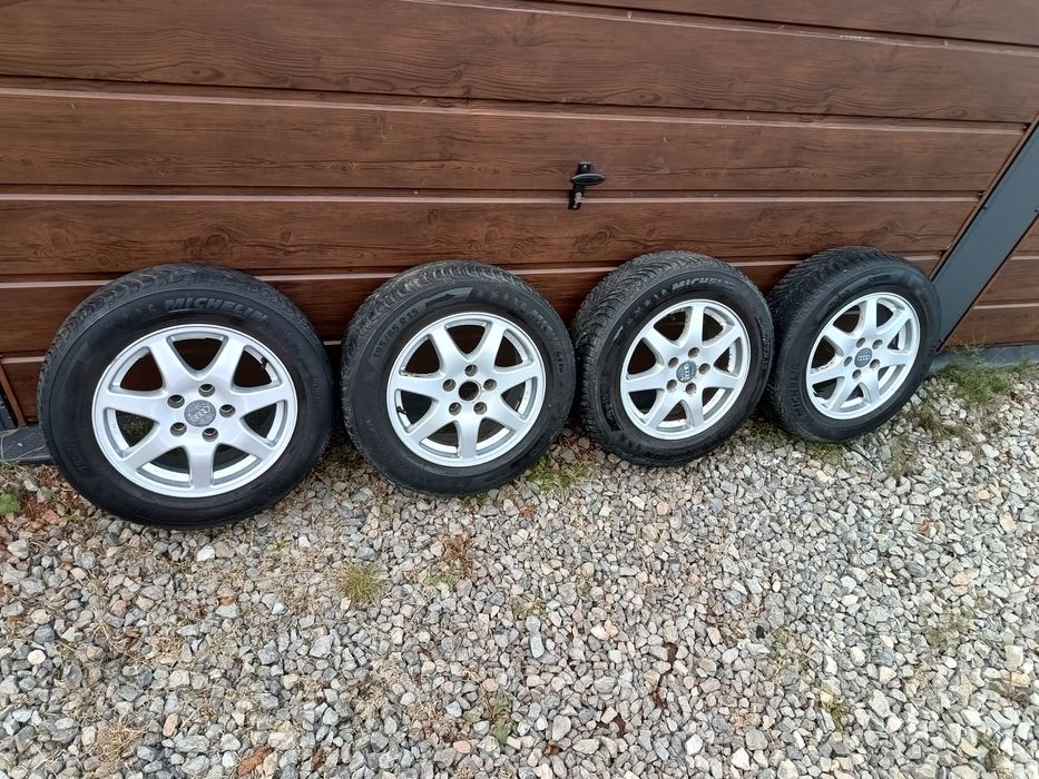 Alufelgi koła felgi opony zimowe 5x112 195/65 R15 Audi A4 B6 B7 Passat