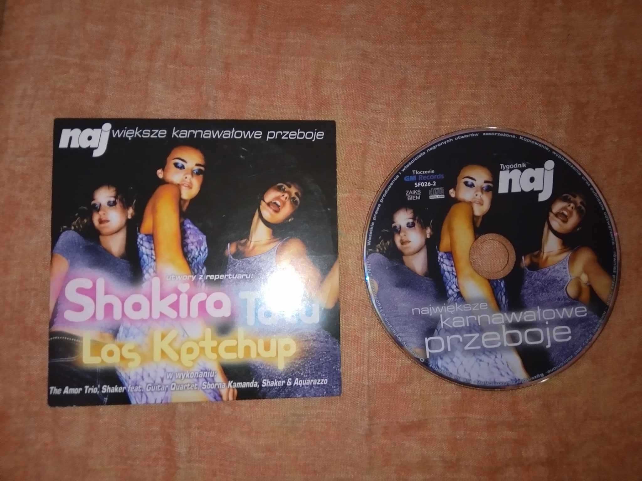 Największe Shakira Tatu Las Ketchup kompaktowa CD 2004 oryginał