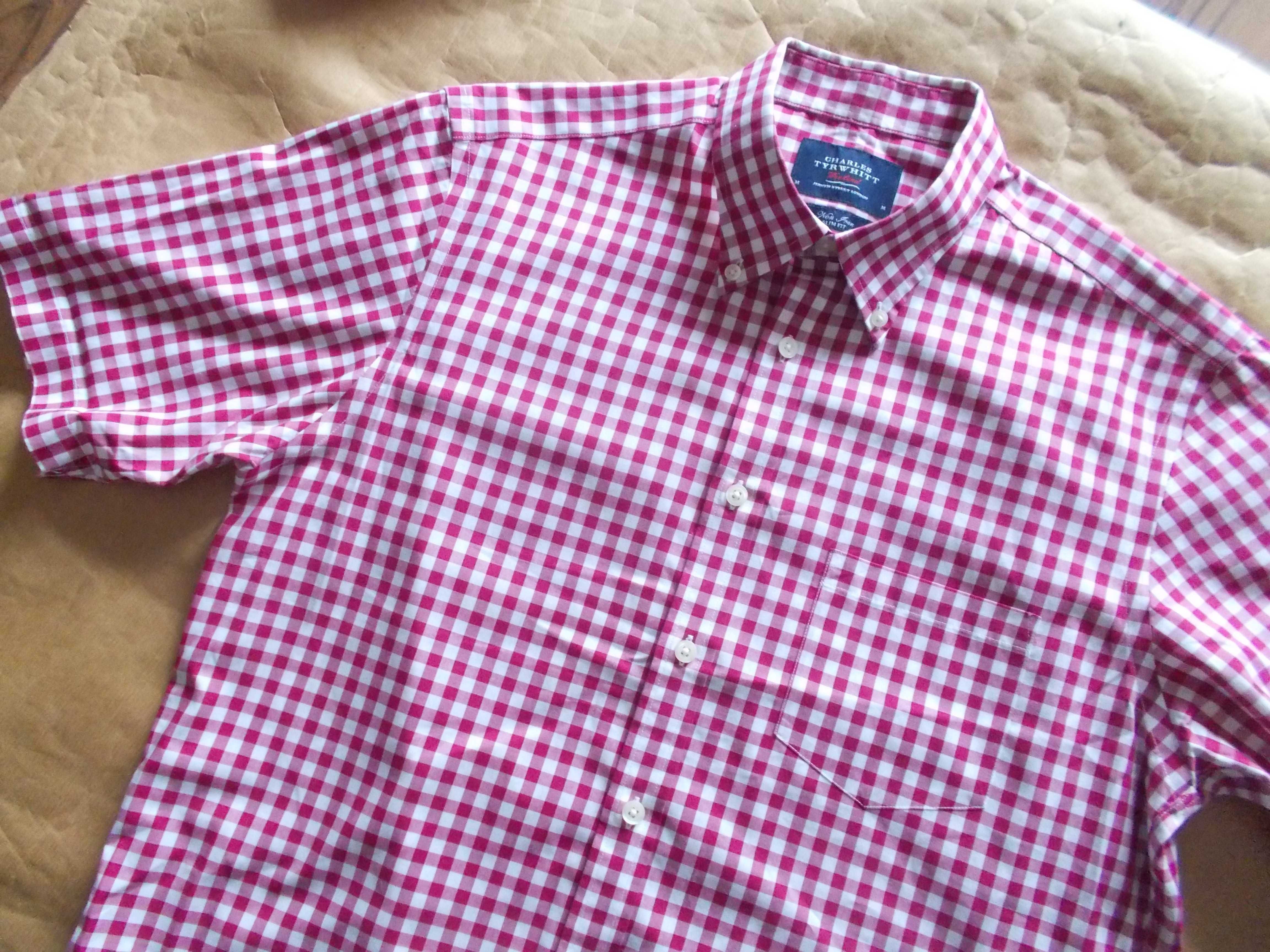 M- CHARLES TYRWHITT Casual Premium Koszula Męska M 40 cm UK
